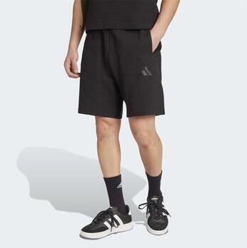 Adidas Sportswear Korte broek met elastische band en labelstitching