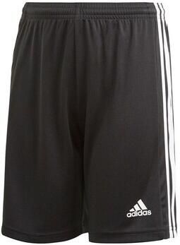 Adidas Performance Junior Squad 21 sportshort zwart wit Sportbroek Jongens Meisjes Polyester 140
