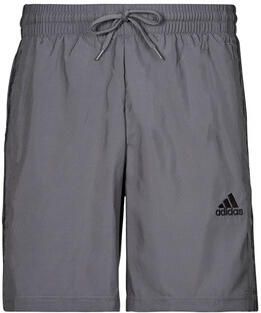 Adidas aeroready essentials chelsea 3-stripes korte broek grijs heren