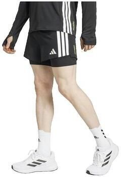 Adidas Adizero Running 2-in-1 Gel Pocket Short Zwart- Heren Zwart - Foto 7