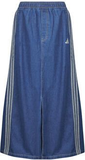 Adidas Lange rokken STADIUM WASHED DENIM LOOSE FIT SKIRT