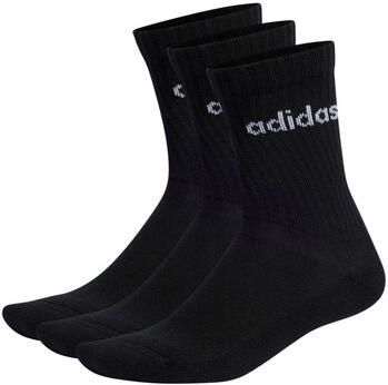 Adidas Panty s Kousen Chaussettes linear crew cushioned noir blanc