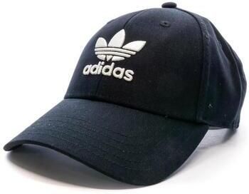 Adidas Originals Zwarte Katoenen Baseballpet met Oversized Trefoil Logo Black Unisex - Foto 9