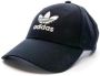 Adidas Originals Zwarte Katoenen Baseballpet met Oversized Trefoil Logo Black Unisex - Thumbnail 1