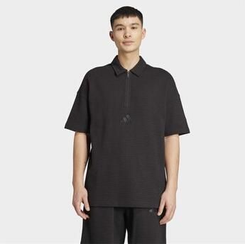 Adidas Sportswear Relaxed fit poloshirt met labelstitching