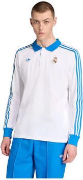 Adidas Polo Shirt Lange Mouw Polo Real Madrid Terrace Icons blanc
