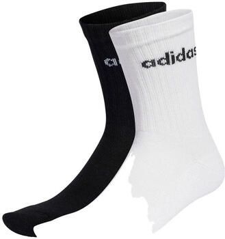Adidas Sportswear Cushion Linear Crew Sokken (3 Pack) Lang Kleding medium grey heather white black 43-45 beschikbare maaten:37-39 40-42 43 - Foto 4