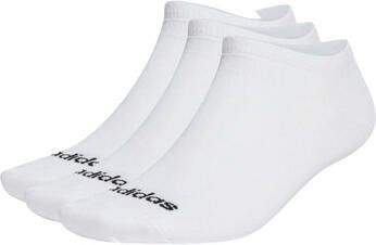 Adidas Sokken Chaussettes thin linear low-cut blanc noir