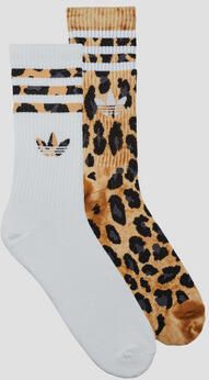 Adidas Originals 2 PACK Leo Crew Wo Sokken beige Maat 40-42 Kleding - Foto 8