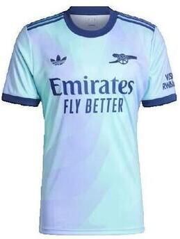 Adidas Originals Arsenal FC 2024 25 Third Shirt Clear Aqua Light Flash Purple- Clear Aqua Light Flash Purple - Foto 8