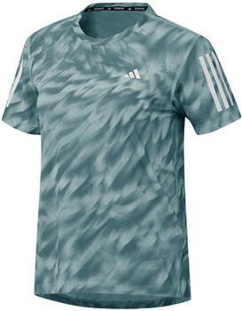 Adidas Sport-T-shirts T-shirt de course Own The Run imprimé bleu