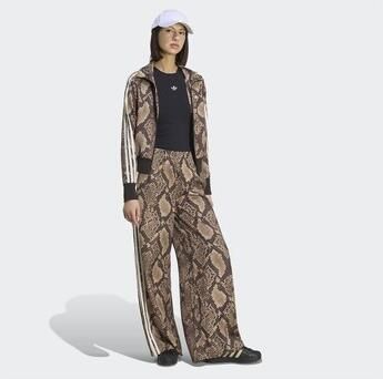 Adidas SATIN WIDE LEG TRAININGSBROEK MET SLANGENPRINT - Foto 7