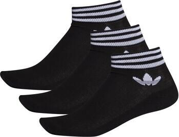 Adidas Originals Adicolor Trefoil Ankle Sokken (3 Pack) Middellang Kleding black maat: 43-46 beschikbare maaten:35-38 39-42 43-46