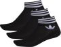 Adidas Originals Adicolor Trefoil Ankle Sokken (3 Pack) Middellang Kleding black maat: 43-46 beschikbare maaten:35-38 39-42 43-46 - Thumbnail 1