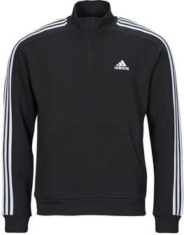 Adidas Sportswear Essentials Fleece 3-Stripes Sweatshirt met Korte Rits