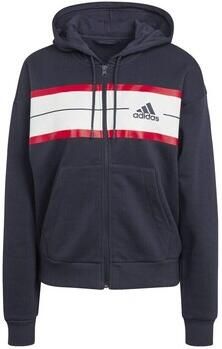 Adidas Sportswear Essentials Pinstripe Block Fleece Loose Fit Ritshoodie - Foto 2