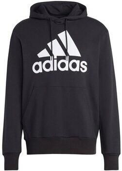 Adidas Zwarte French Terry hoodie met groot logo voor heren Black Heren