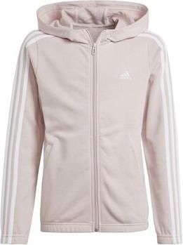 Adidas Essentials 3-Stripes Ritshoodie Roze- Dames Roze