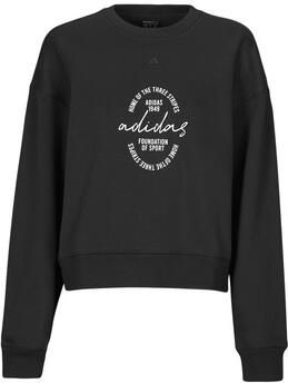 Adidas Sweater Signature Graphic Print Fleece Loose Sweatshirt