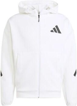 Adidas Hooded Track Jacket met volledige rits Wit White Heren