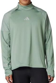Adidas Ultimate Hi Vis Reflective Shirt met Halflange Rits Groen- Heren Groen - Foto 2