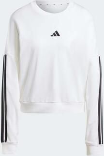 Adidas Witte Sweater Essentials 3-Stripes French Terry White Dames - Foto 4