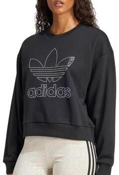 Adidas Originals Snake Infill Crew Sweatshirt Black- Dames Black - Foto 7