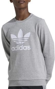 Adidas Originals sweater grijs melange Trui Katoen Ronde hals 152 - Foto 4