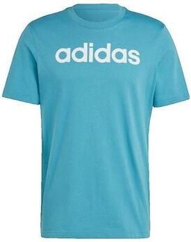 Adidas Essentials Single Jersey Linear Geborduurd Logo T-shirt