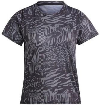 Adidas Performance Run Icons 3 Bar Logo Allover Print Running T-shirt - Foto 2