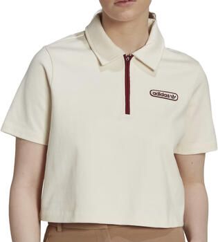 Adidas Originals Resort Cropped Zip Polohemd Polo's Kleding non-dyed maat: L beschikbare maaten:L - Foto 2