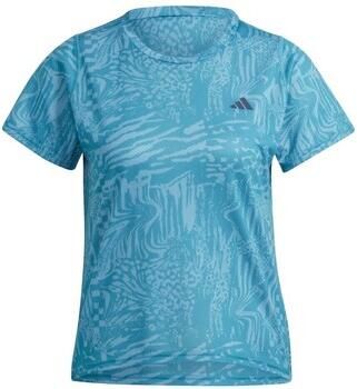 Adidas Performance Run Icons 3 Bar Logo Allover Print Running T-shirt - Foto 2
