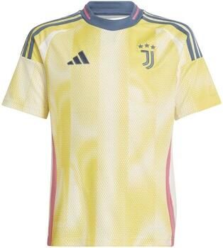 Adidas Performance Junior Juventus FC voetbalshirt Uit T-shirt Geel Jongens Polyester Ronde hals 128 - Foto 3