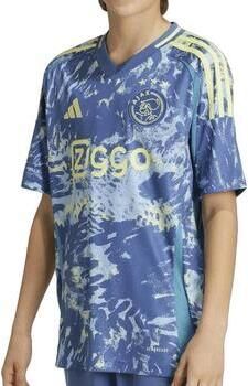 Adidas Perfor ce Junior Ajax Amsterdam voetbalshirt uit Sport t-shirt Blauw Polyester V-hals 128 - Foto 7
