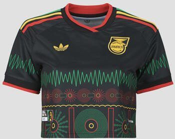 Adidas T-shirt Korte Mouw Away Crop Jamaica Football Jersey