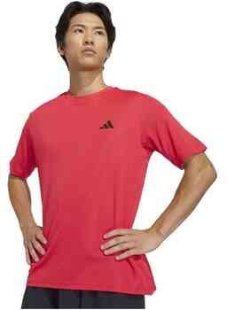 Adidas T-shirt Korte Mouw Camiseta Workout Essentials Base manga corta rojo