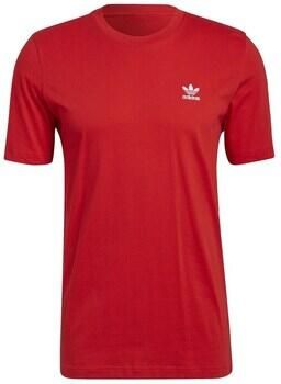 Adidas Rode korte mouwen ronde hals T-shirt Red Heren - Foto 2