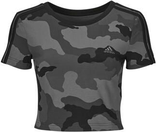 Adidas T-shirt Korte Mouw Essentials 3-Stripes Camo Print Baby T-Shirt