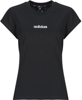 Adidas Sportswear T-shirt W LIN SJ T Basic T-shirt van zacht materiaal