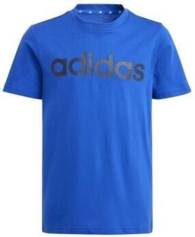 Adidas Sportswear T-shirt blauw Jongens Meisjes Katoen Ronde hals Logo 140 - Foto 2