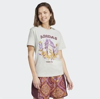 Adidas Sportswear T-shirt met motiefprint en ronde hals