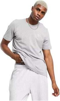 Adidas Originals Grijze Sport T-Shirt met Trefoil Logo Borduursel Gray Heren - Foto 4