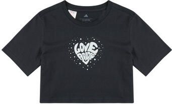 Adidas T-shirt Korte Mouw EVERYDAY GLAM CROPPED GRAPHIC T-SHIRT JUNIOR