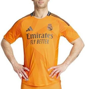 Adidas Real Madrid 24 25 Authentiek Uitshirt Oranje- Heren Oranje - Foto 7