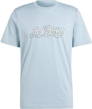 Adidas T-shirt Korte Mouw Illustrated Linear Graphic