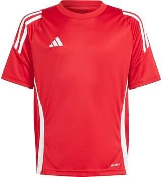 Adidas Perfor ce Junior voetbalshirt Tiro rood wit Sport t-shirt Polyester Ronde hals 140