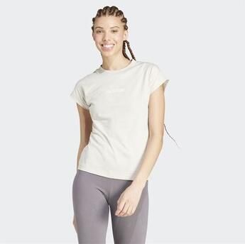 Adidas Sportswear T-shirt W LIN SJ T Basic T-shirt van zacht materiaal