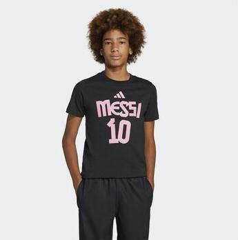 Adidas Messi Name and Number Graphic T-shirt Kids