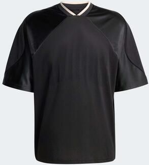 Adidas Sportswear T-shirt met V-hals en logo-print