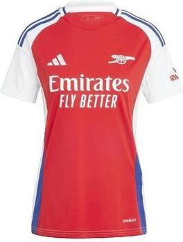 Adidas Arsenal FC 2024 25 Home Shirt Dames Better Scarlet White- Dames Better Scarlet White